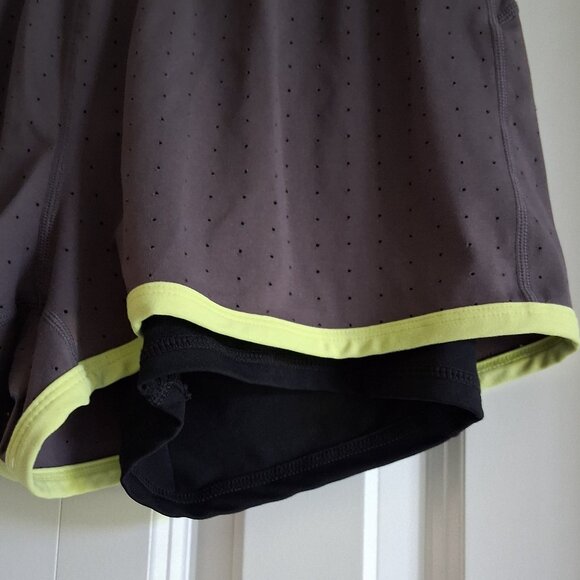 Fabletics Gray & Neon Green Women's Workout Set Size M - Picture 4 of 13